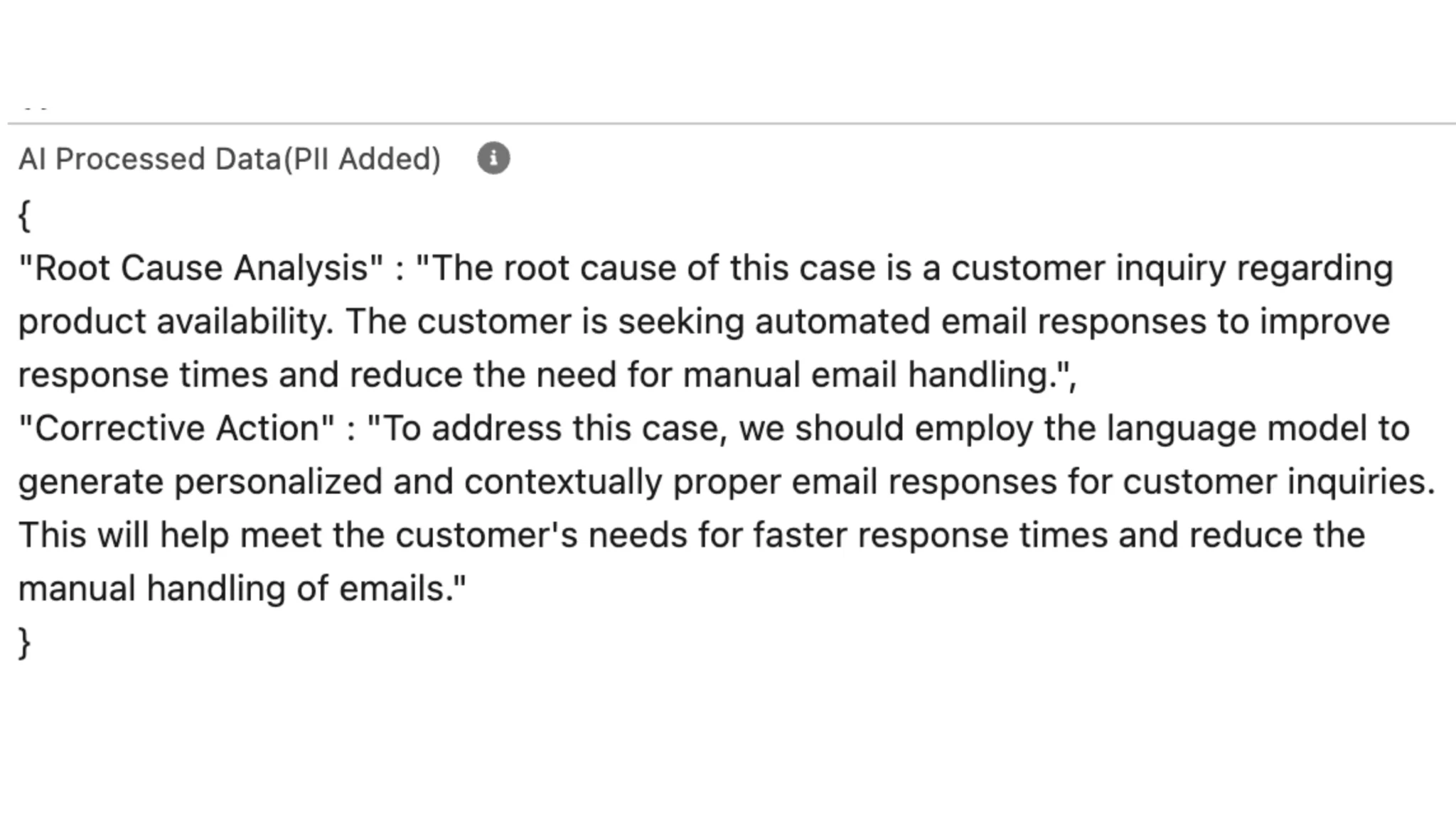 Turn hours of investigation into seconds with structured reports