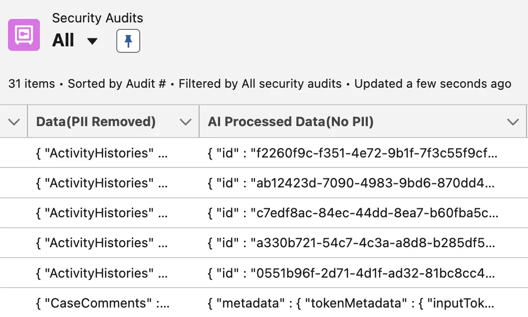 Generate Audit Reports From Interaction Logs