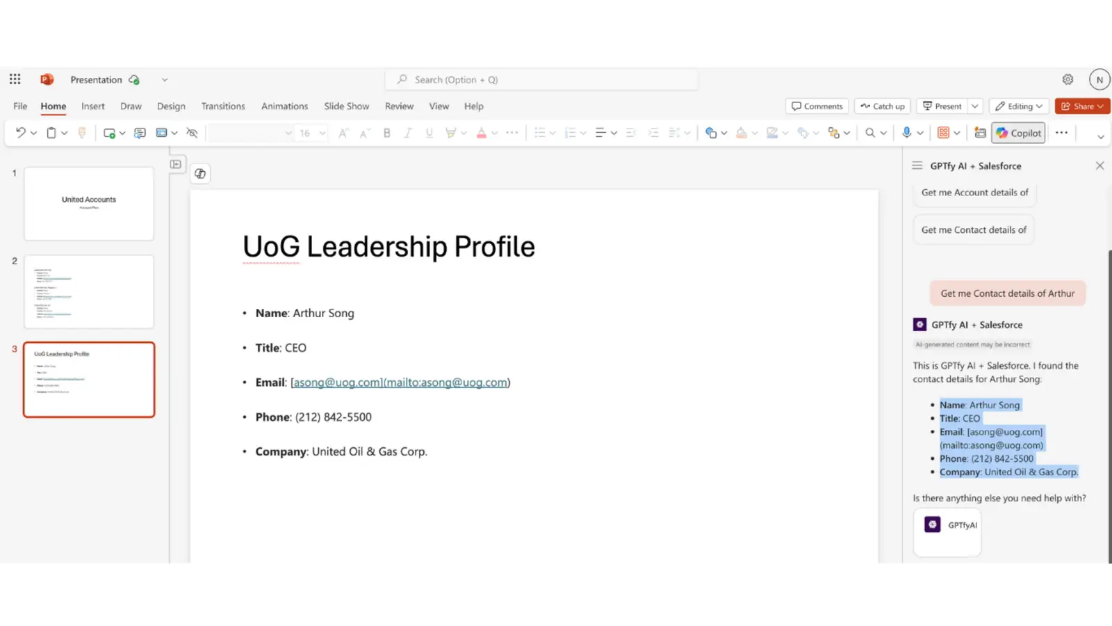 Sales Copilot Shows Data. It Won't Build Your Deck.