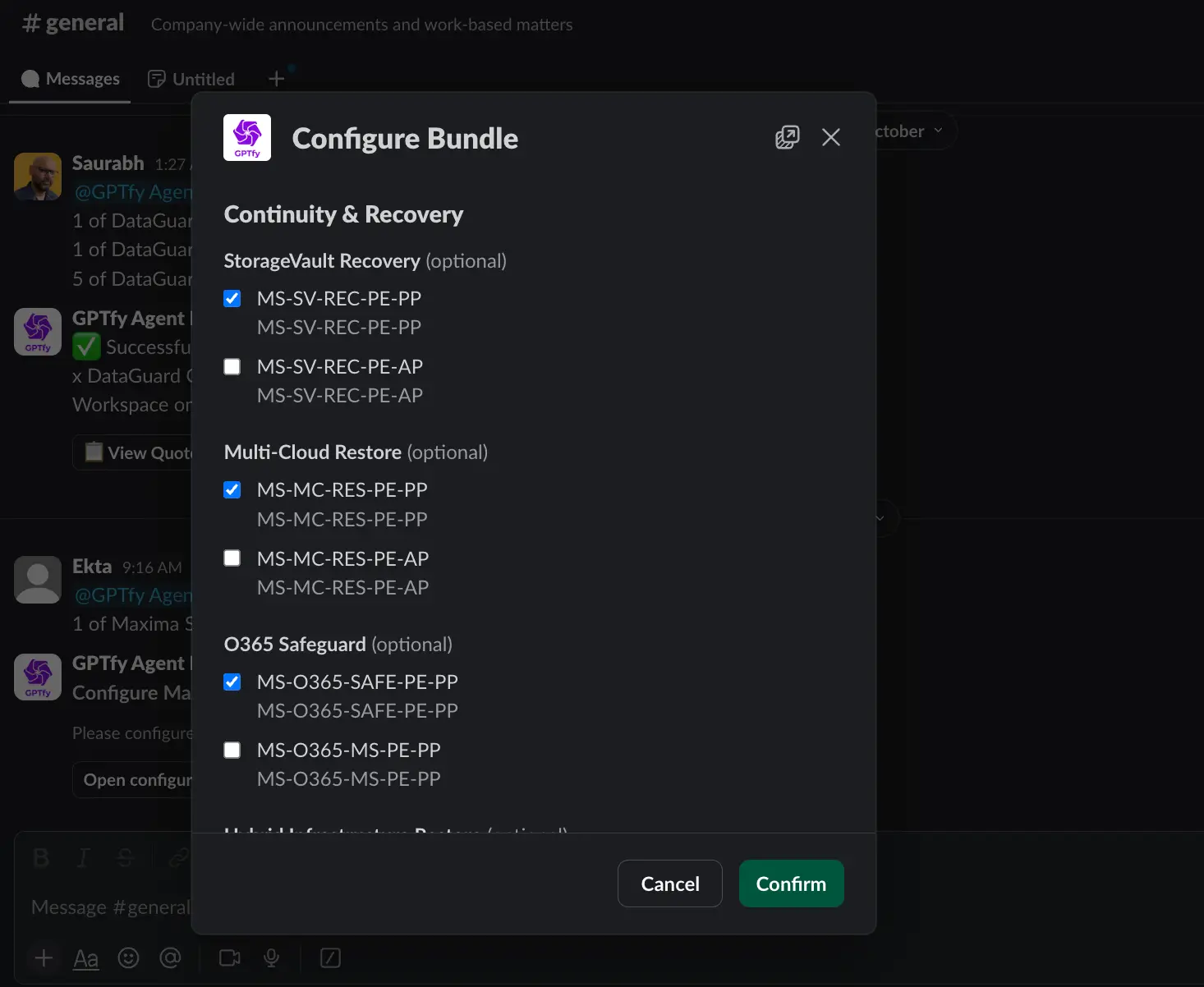 Instant Pricing & Availability Checks