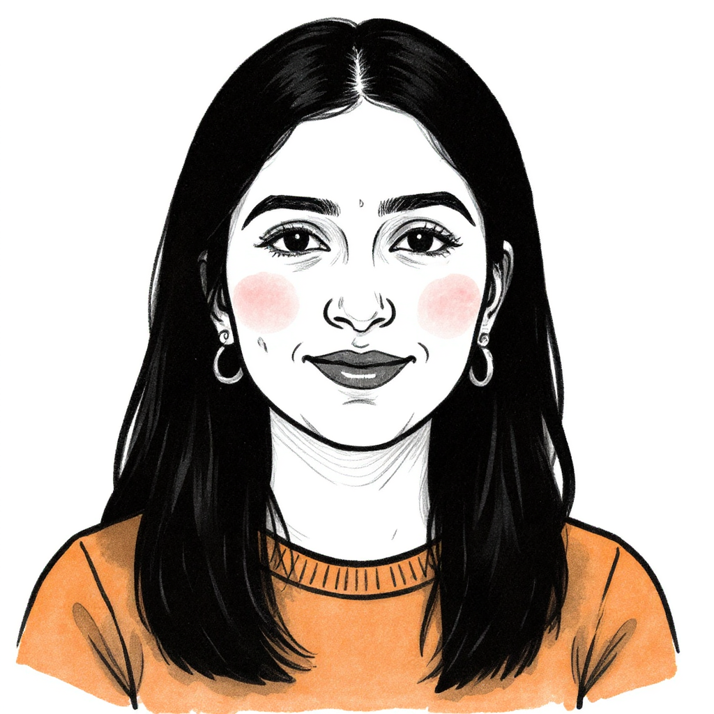 Manupriya Mehta - Illustrated portrait